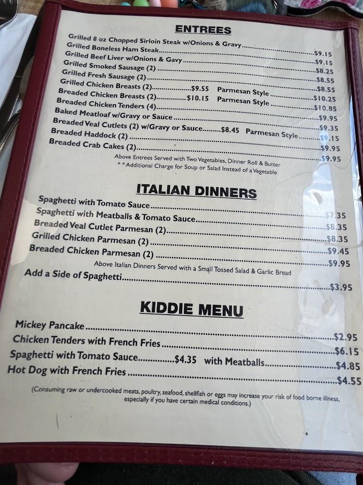 3rd Street Cafe Menu image 1