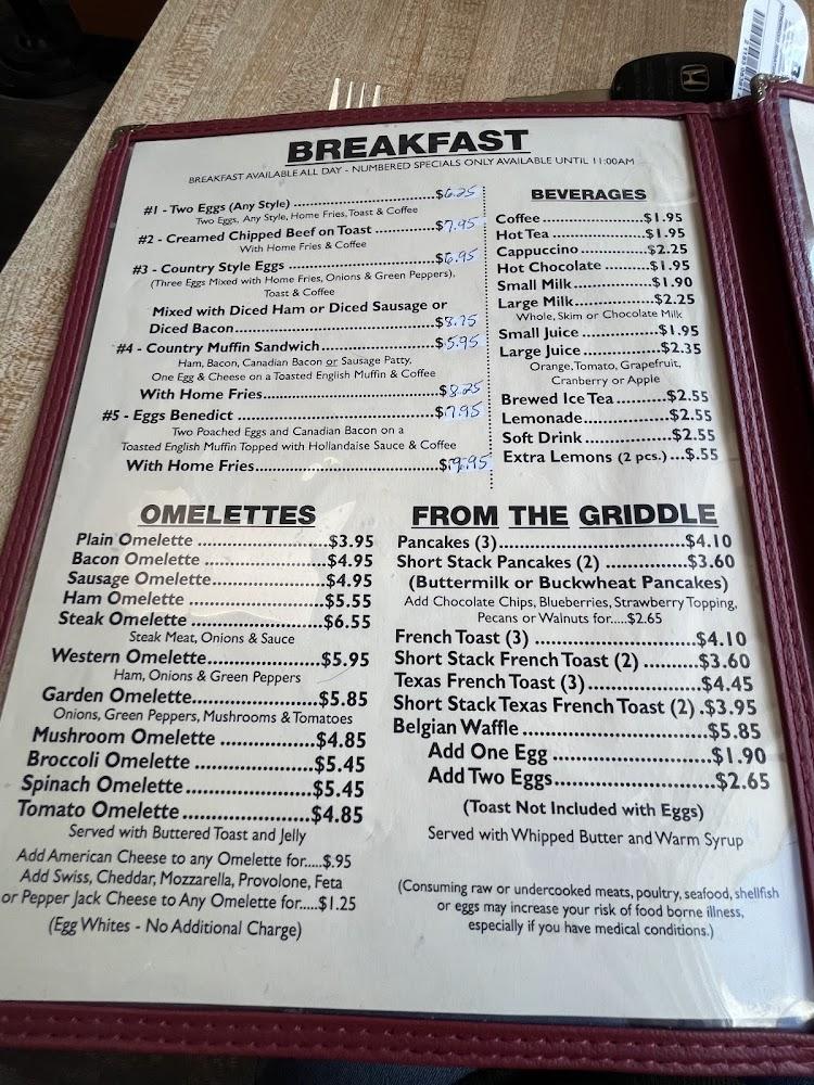 3rd Street Cafe Menu image 2